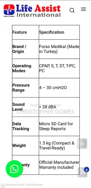 BiPAP ST Machine Yel Series