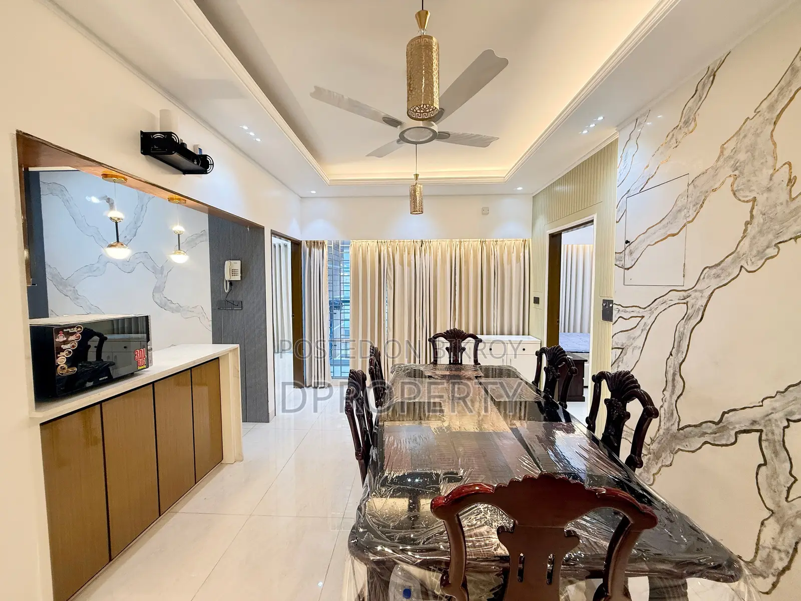 Furnished 3-Bedroom Apartment in Uttara for Rent