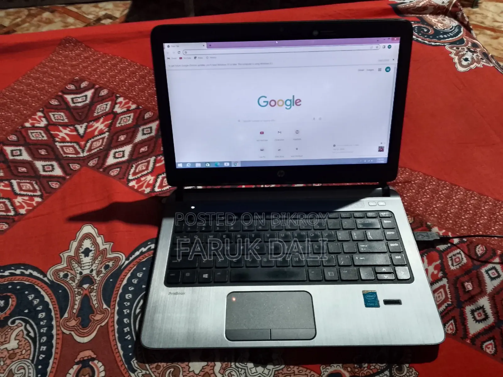 ল্যাপটপ এইচপি ৪৩০ জি২ ৮জিবি ইন্টেল কোর আই৫ এইচডিডি ৫০০জিবি
