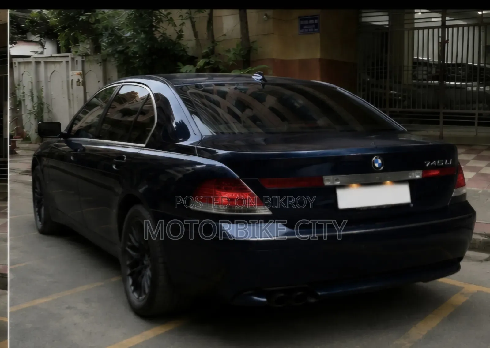 BMW 7 Series 730Li 2005 Black