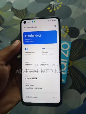 রিয়েলমি নারজো ৫০ ১২৮ জিবি ব্ল্যাক