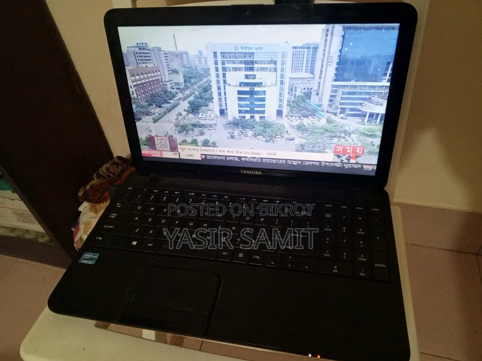 Laptop Toshiba Satellite C850 2GB Intel Pentium SSD 256GB