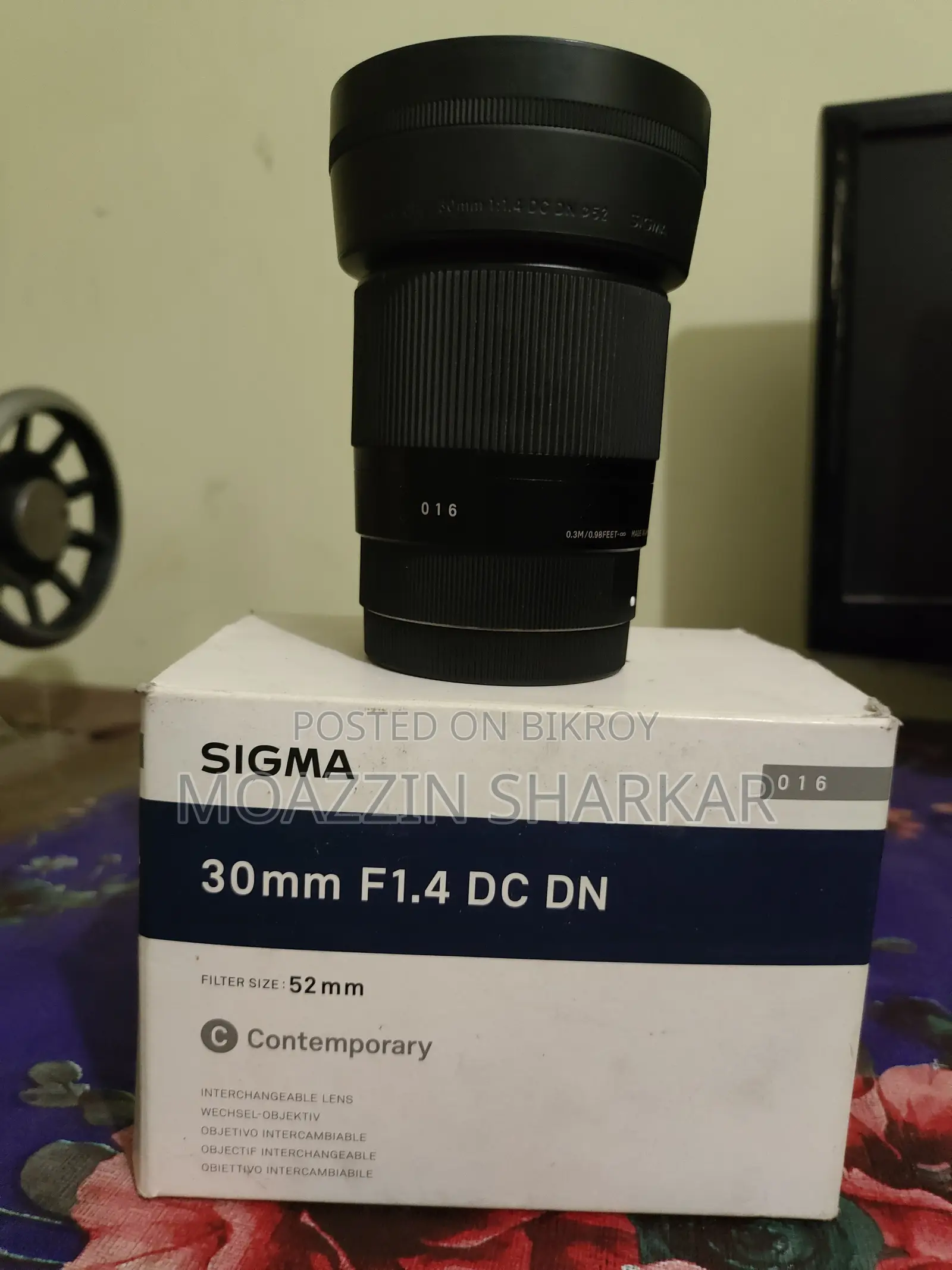 Sony A6400 Camera and Sigma Lens 30 mm