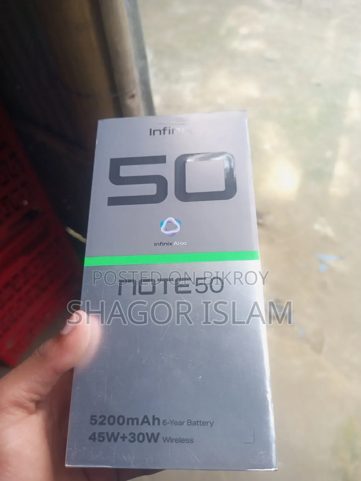 Infinix Note 50 Pro 256 GB Green