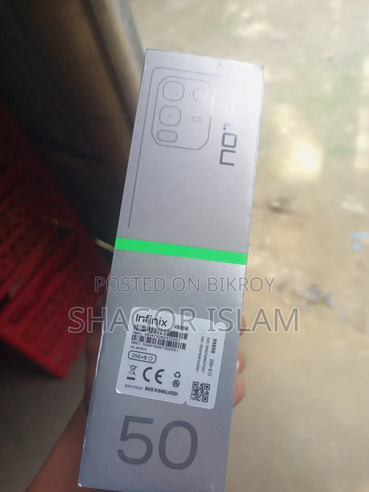 Infinix Note 50 Pro 256 GB Green