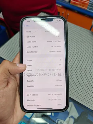Apple iPhone 12 Pro Max 256 GB Black