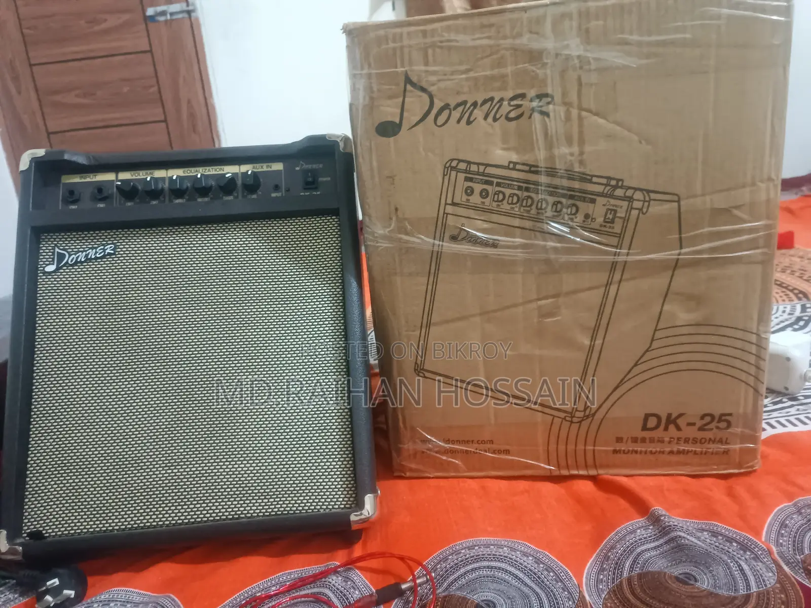 ডোনার ডিকে-২৫ মাল্টি-পারপাস অ্যাম্প্লিফায়ার (কিবোর্ড/ড্রাম/ভোকাল) - জরুরি