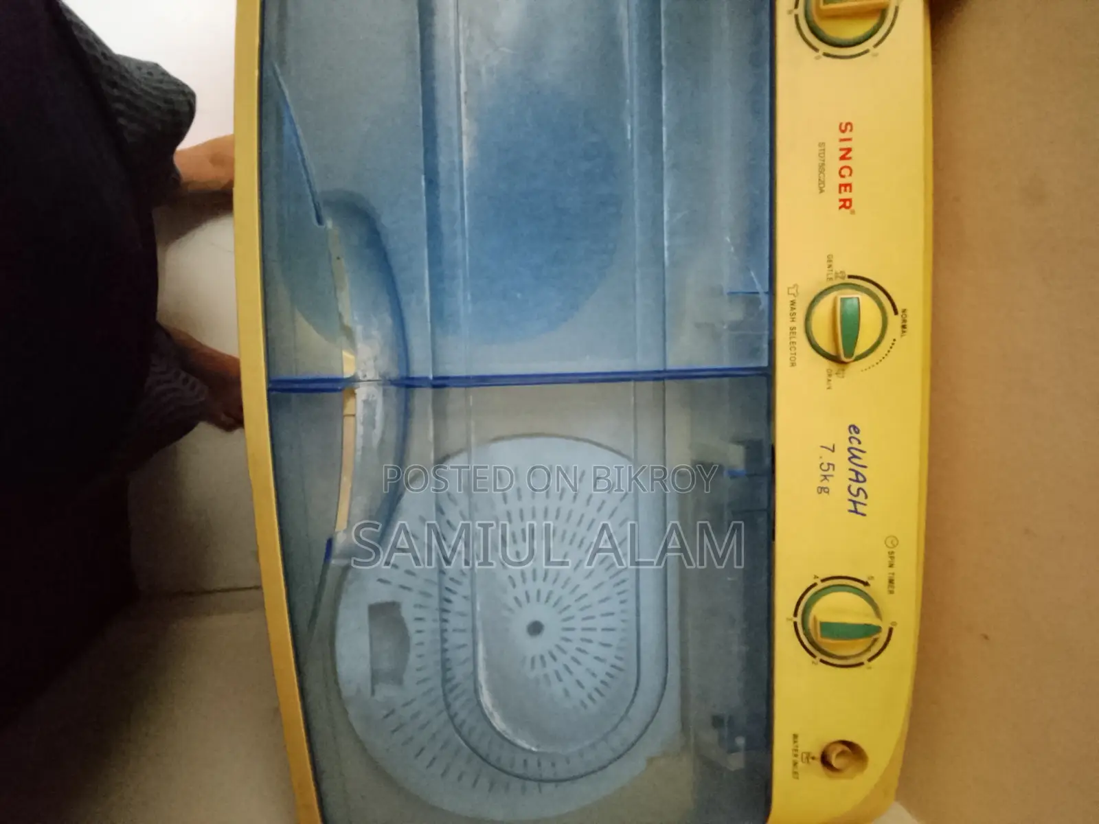 Singer Running Washing Machine