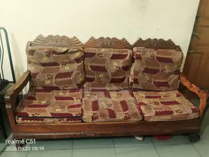 Sofa Set 3+1 Made of Teak Wood