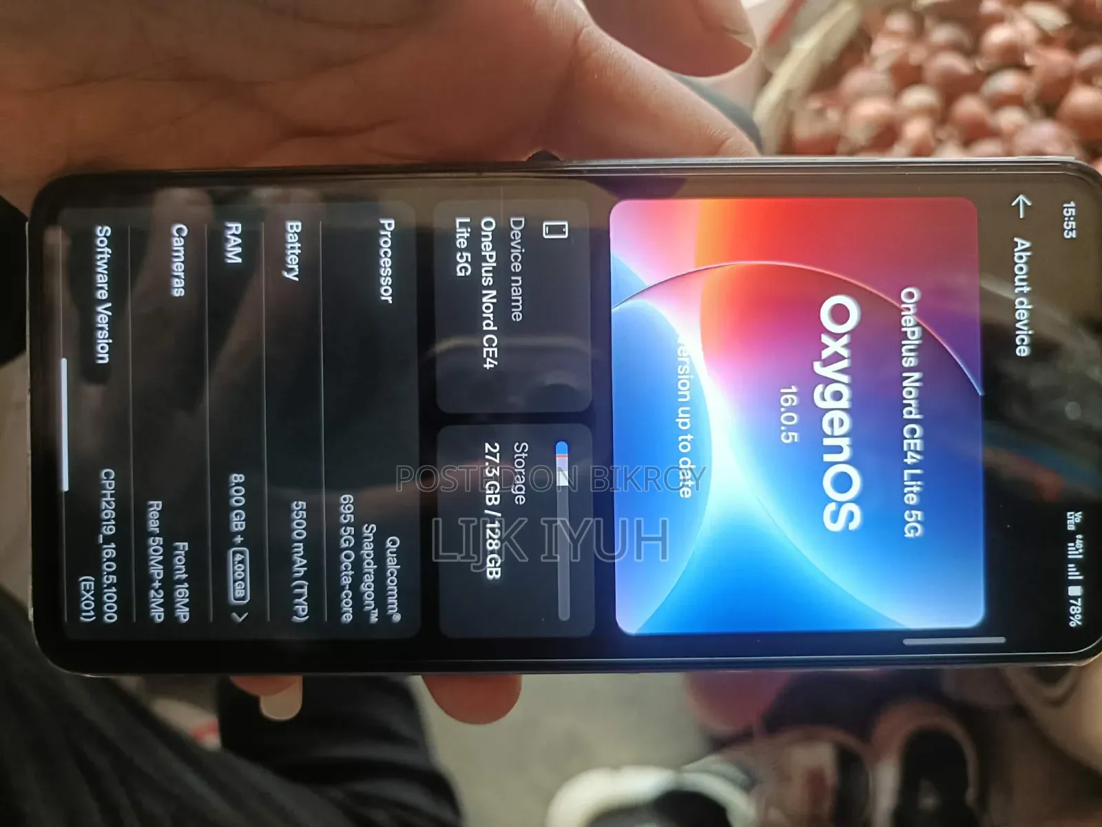 New OnePlus Nord CE4 Lite 256 GB Black