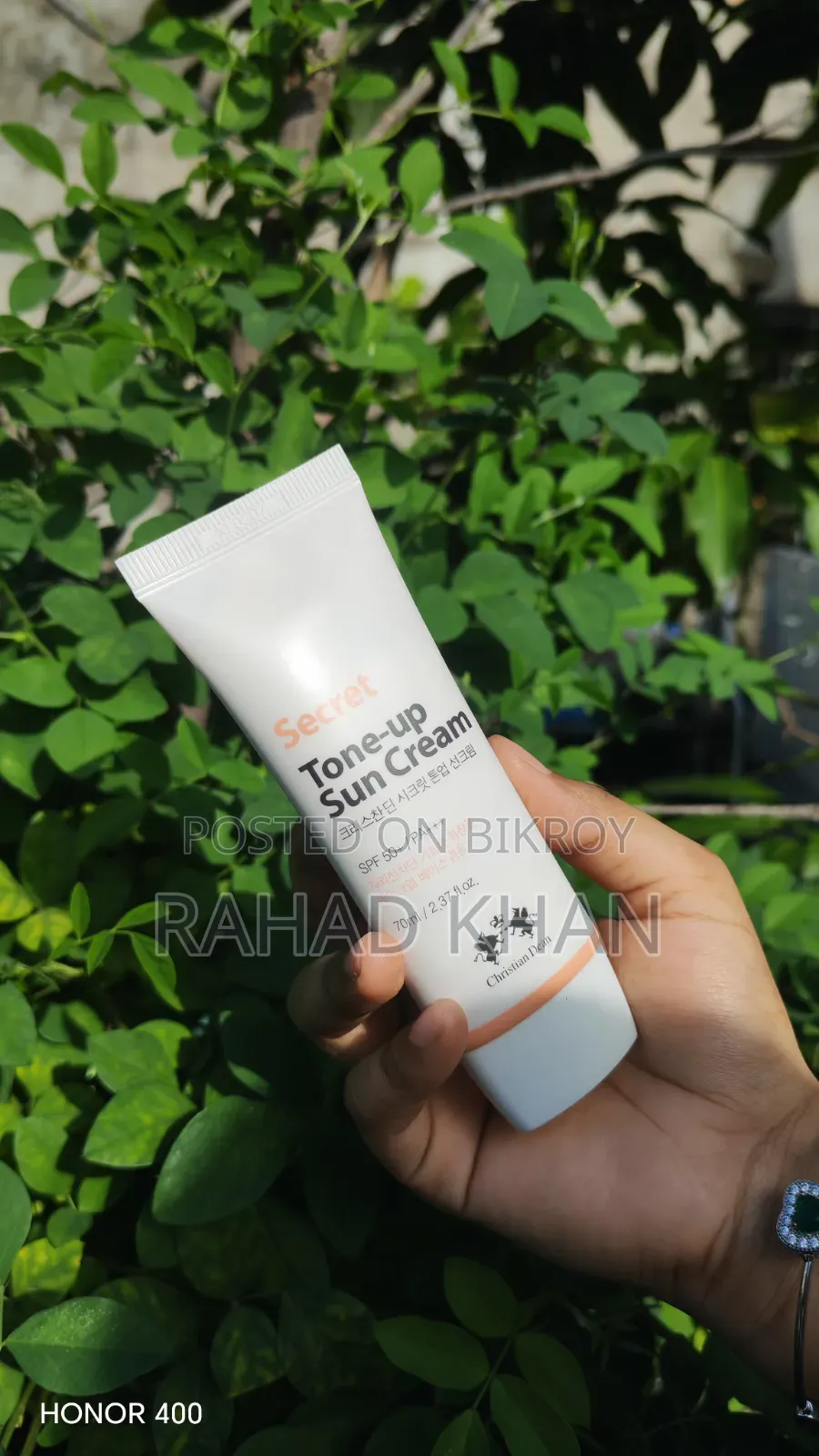 Christian Dean Secret Tone Up Sun Cream