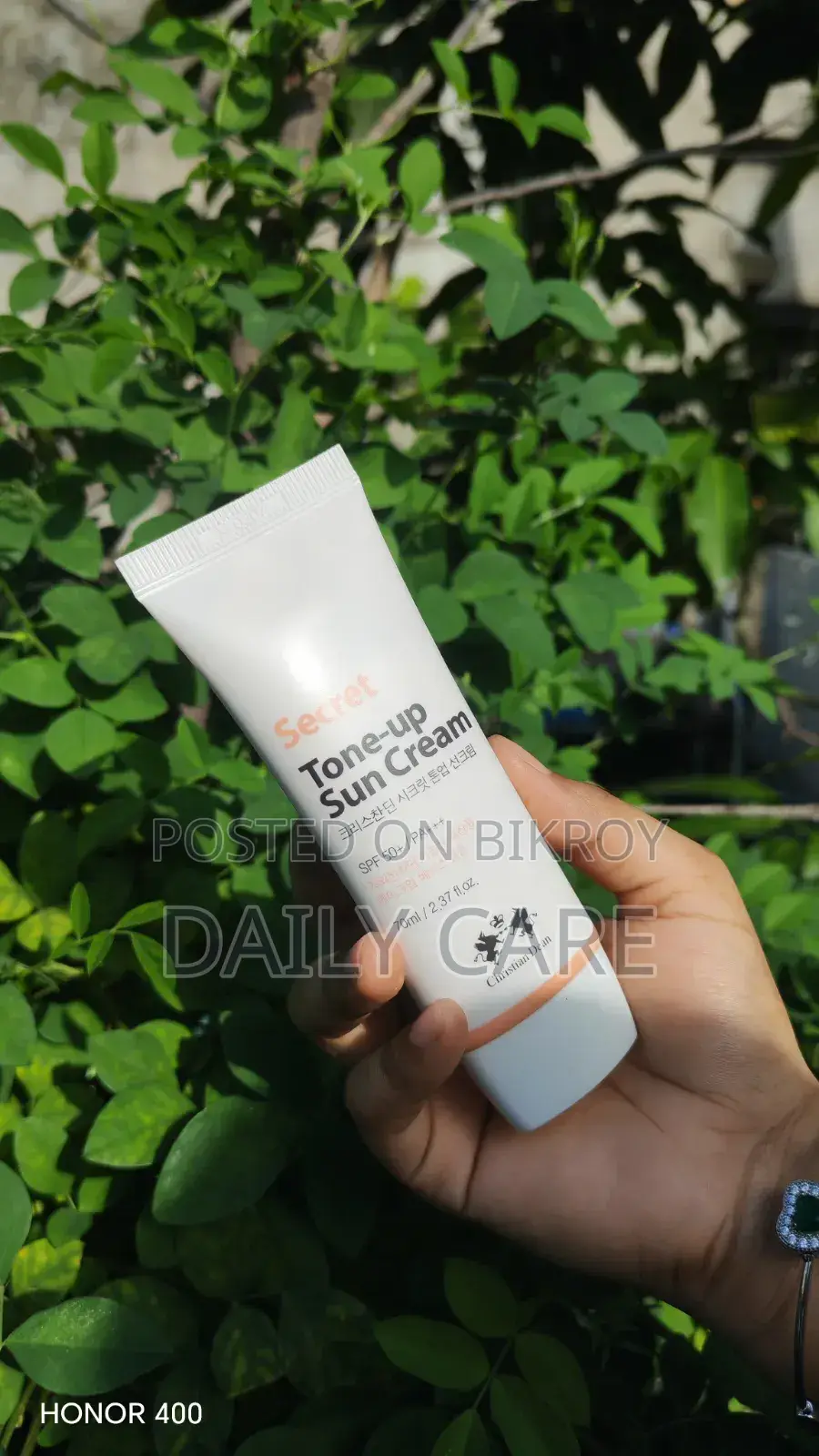 Christian Dean Secret Tone Up Sun Cream