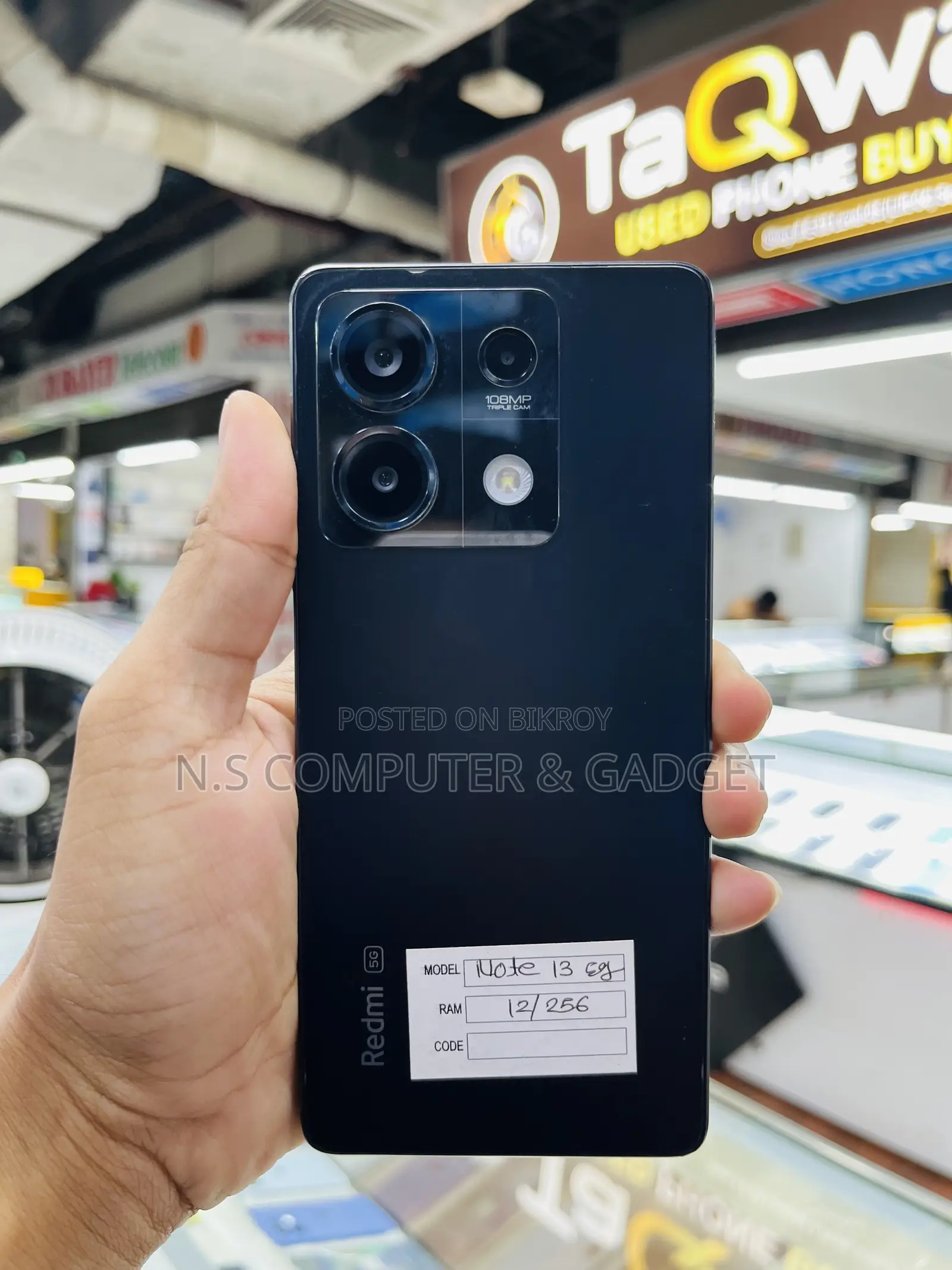 Xiaomi Redmi Note 13 256 GB Black
