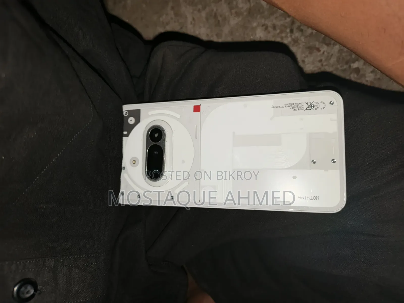 নাথিং ফোন ৩এ ১২৮ জিবি সাদা