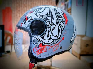 Jet Retro Premium Half Face Helmet