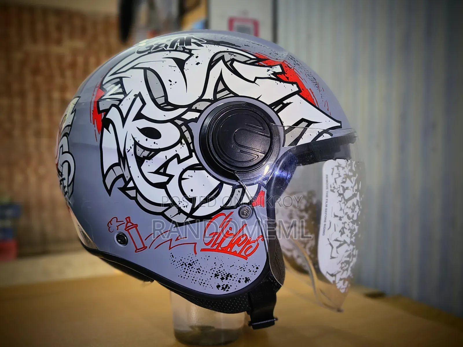 Jet Retro Premium Half Face Helmet
