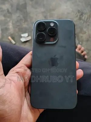 অ্যাপল আইফোন ১৫ প্রো ১২৮ জিবি ব্ল্যাক