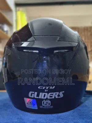 City - Glossy Black - Half Face Helmet