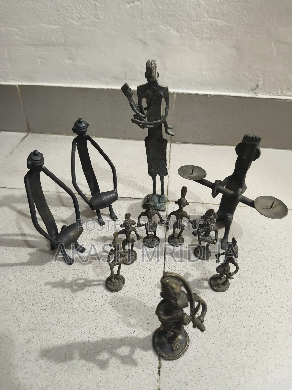 ডোকরা আদিবাসী উৎসবের সন্ধ্যা।