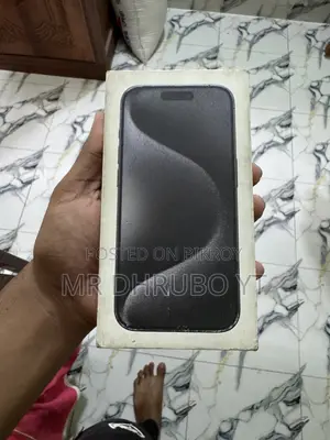 অ্যাপল আইফোন ১৫ প্রো ১২৮ জিবি ব্ল্যাক