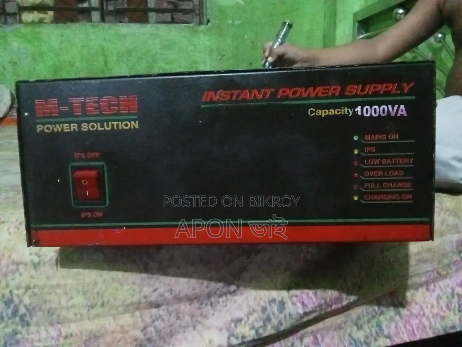 M-Tech 1000va 800watt Ips 100% Copper