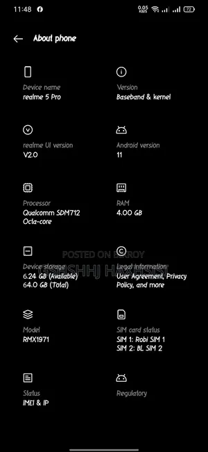 Realme 5 Pro 64 GB Blue