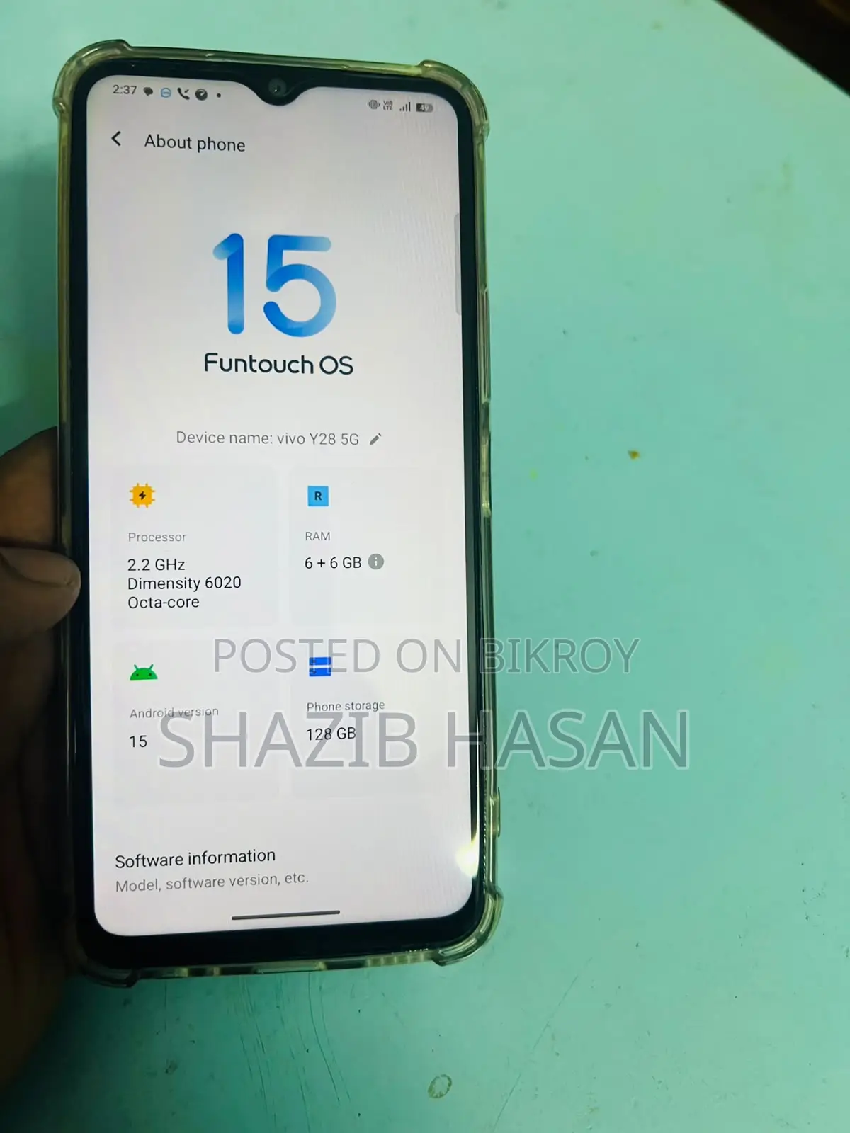 Vivo Y28 128 GB Black