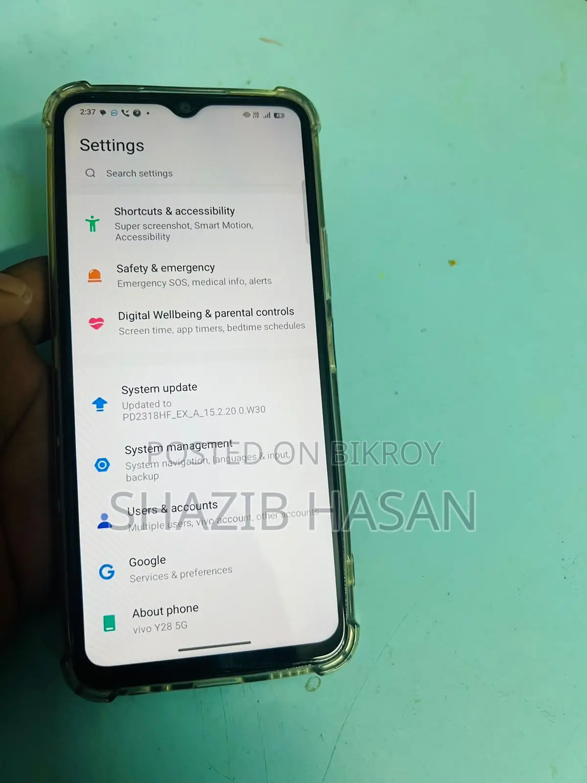 Vivo Y28 128 GB Black