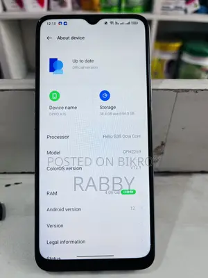 Oppo A16 64 GB Silver