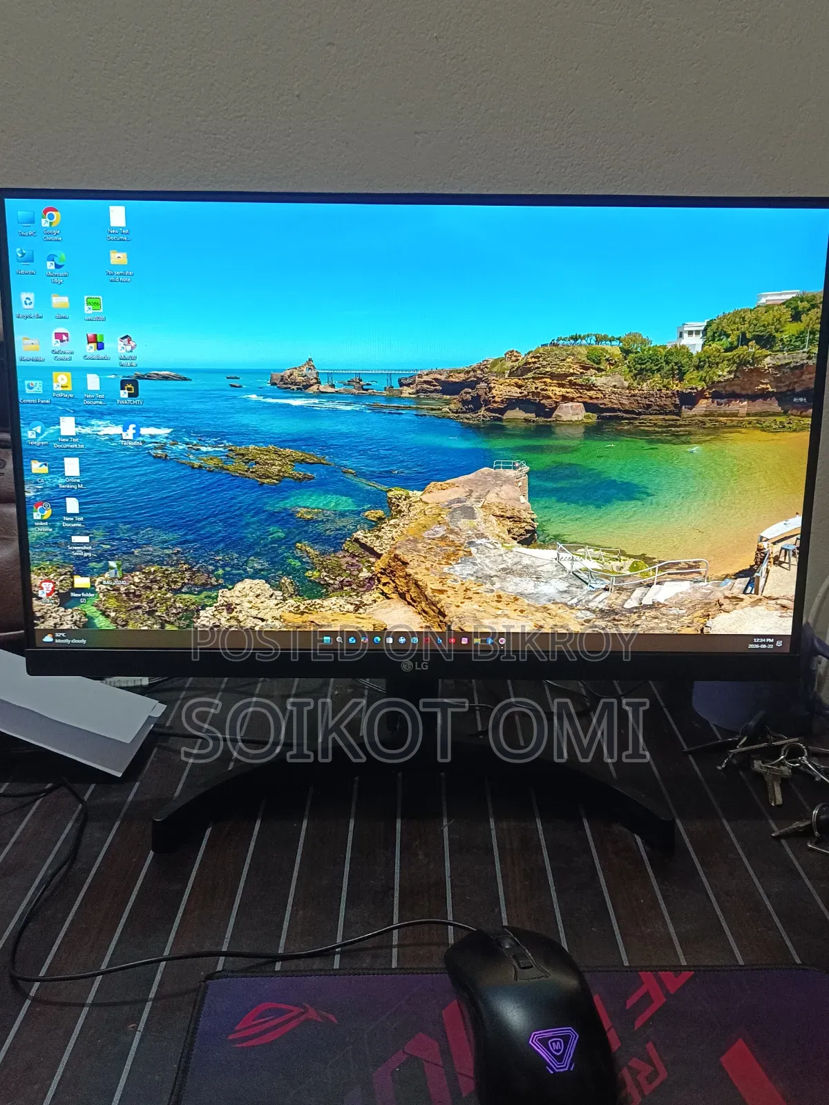 LG 22mk600m-B 21.5 Inch Ips FULL HD LED Monitor For Sale