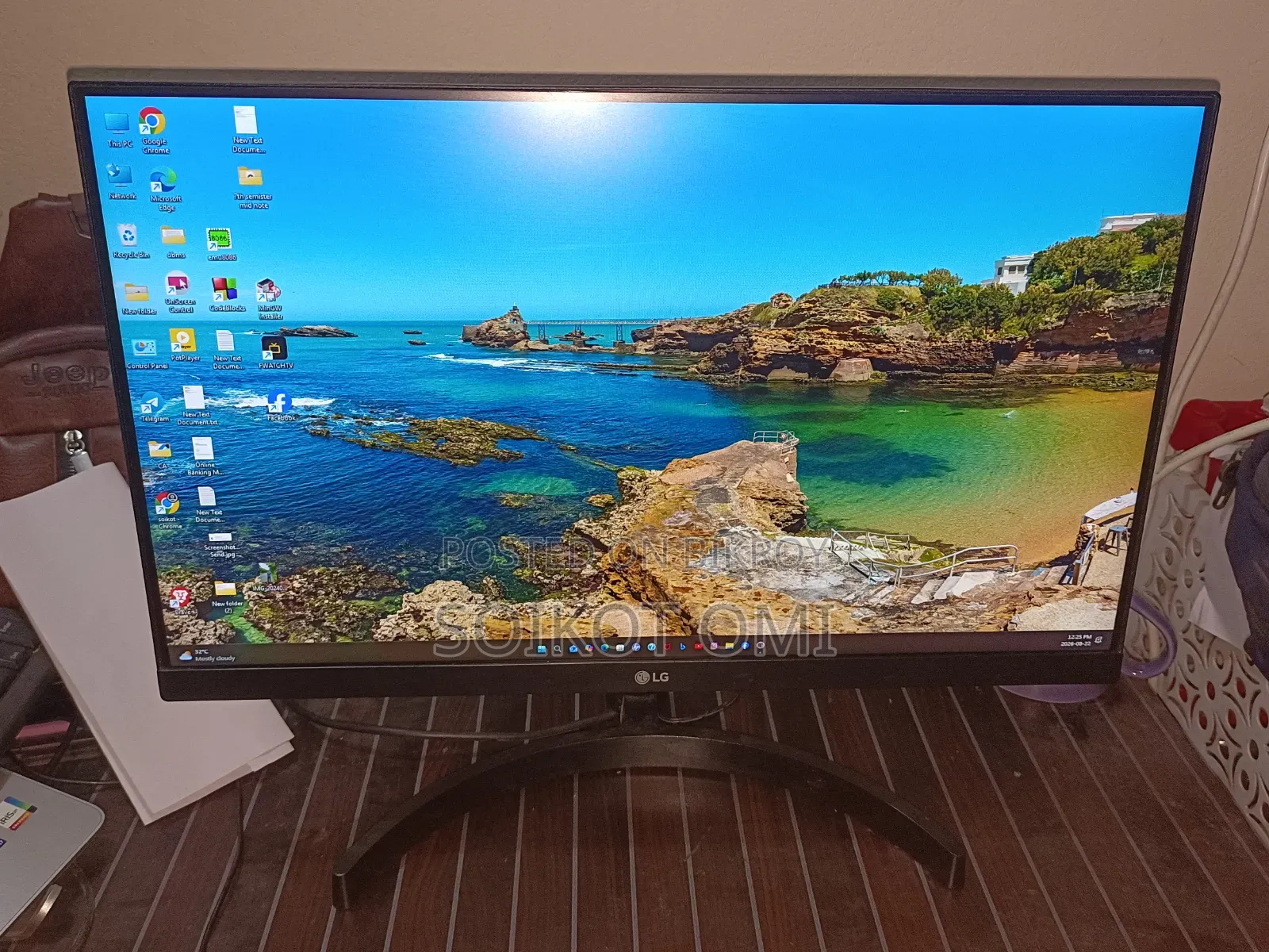 LG 22mk600m-B 21.5 Inch Ips FULL HD LED Monitor For Sale