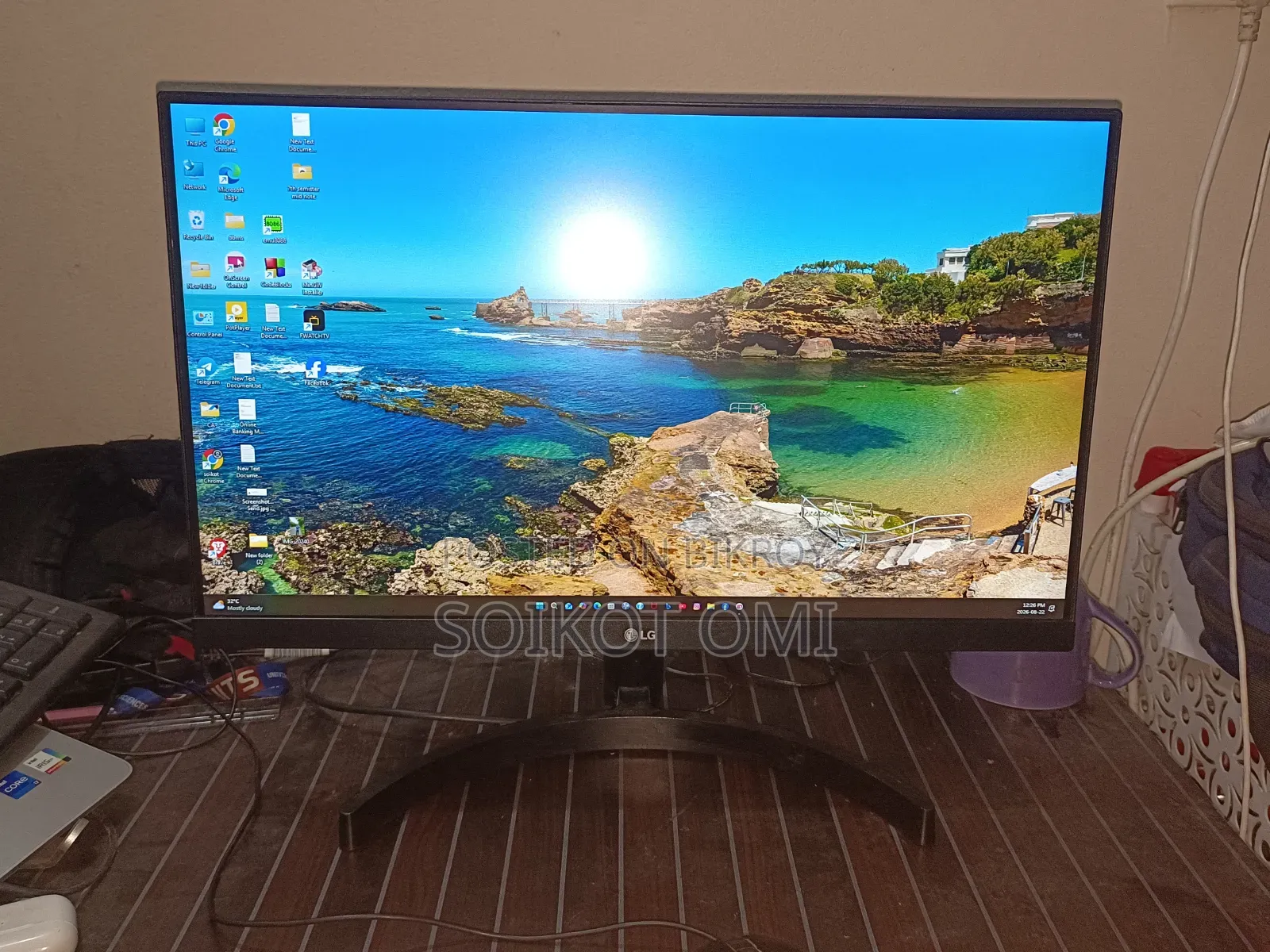 LG 22mk600m-B 21.5 Inch Ips FULL HD LED Monitor For Sale