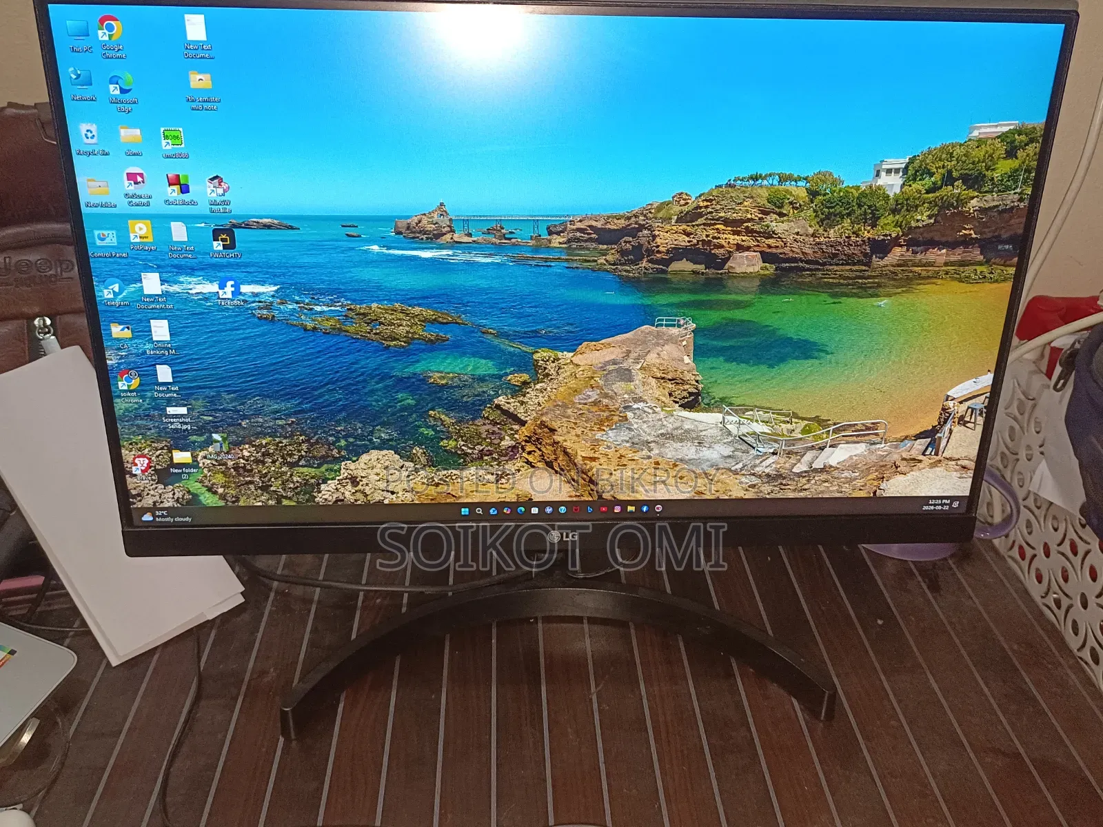 LG 22mk600m-B 21.5 Inch Ips FULL HD LED Monitor For Sale