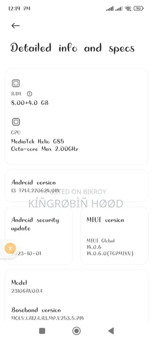 Xiaomi Redmi 13C 256 GB Blue