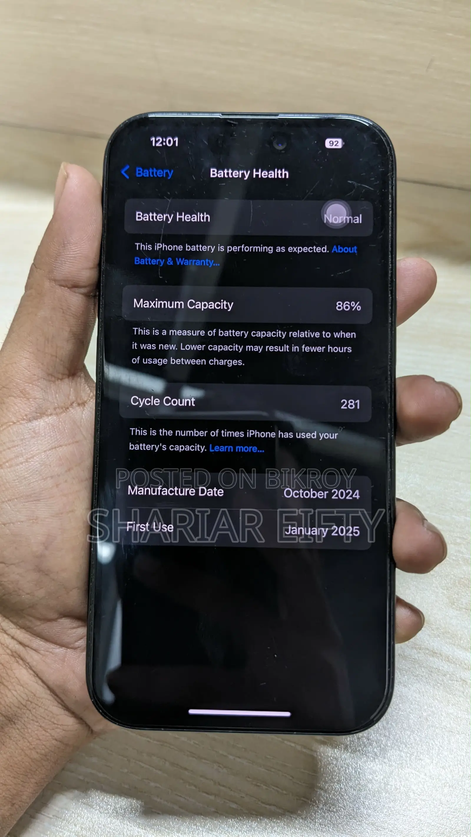 Apple iPhone 15 128 GB Black
