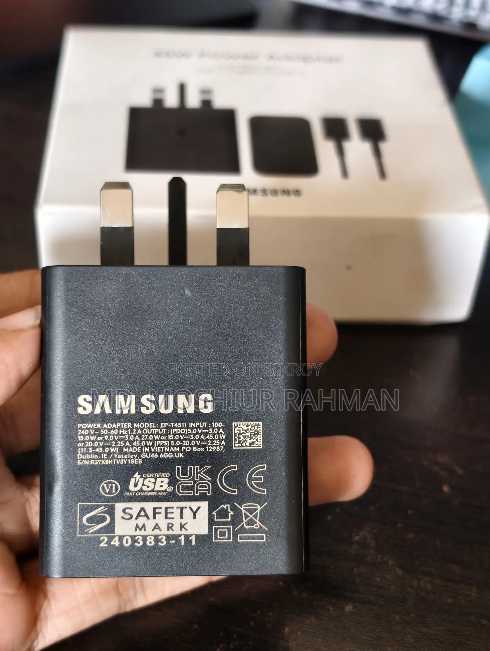 Samsung 45W Power Adapter (Original)