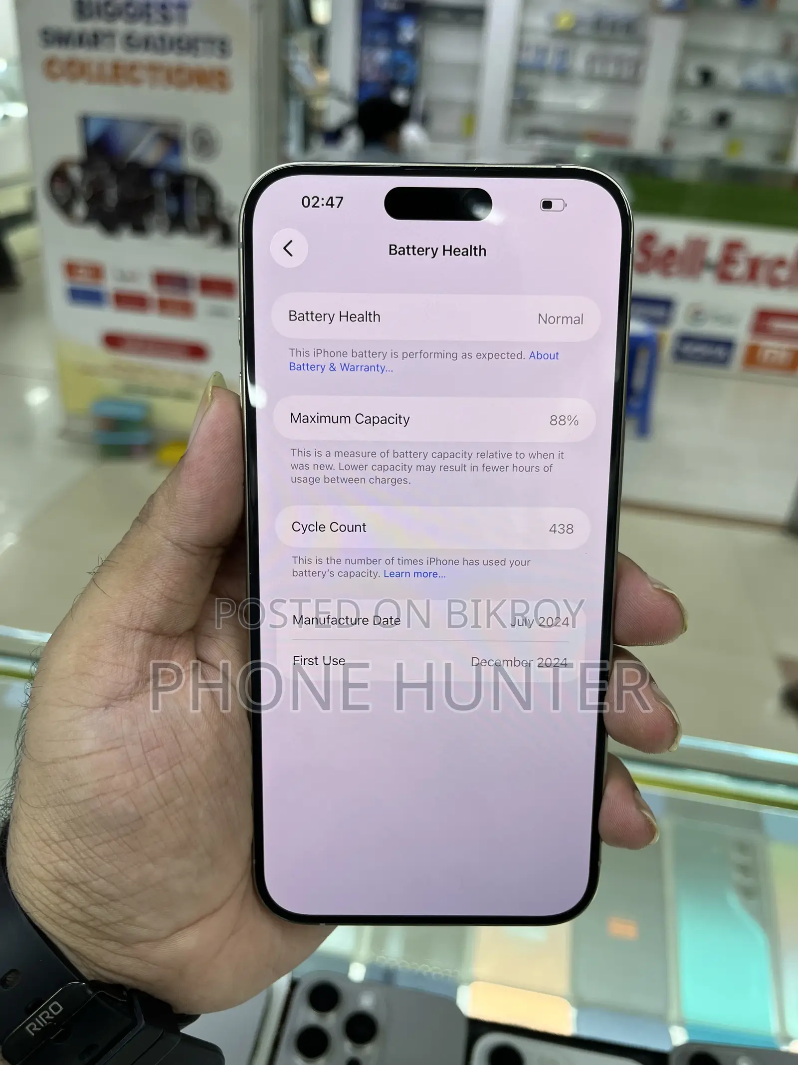 Apple iPhone 15 Pro Max 256 GB Silver
