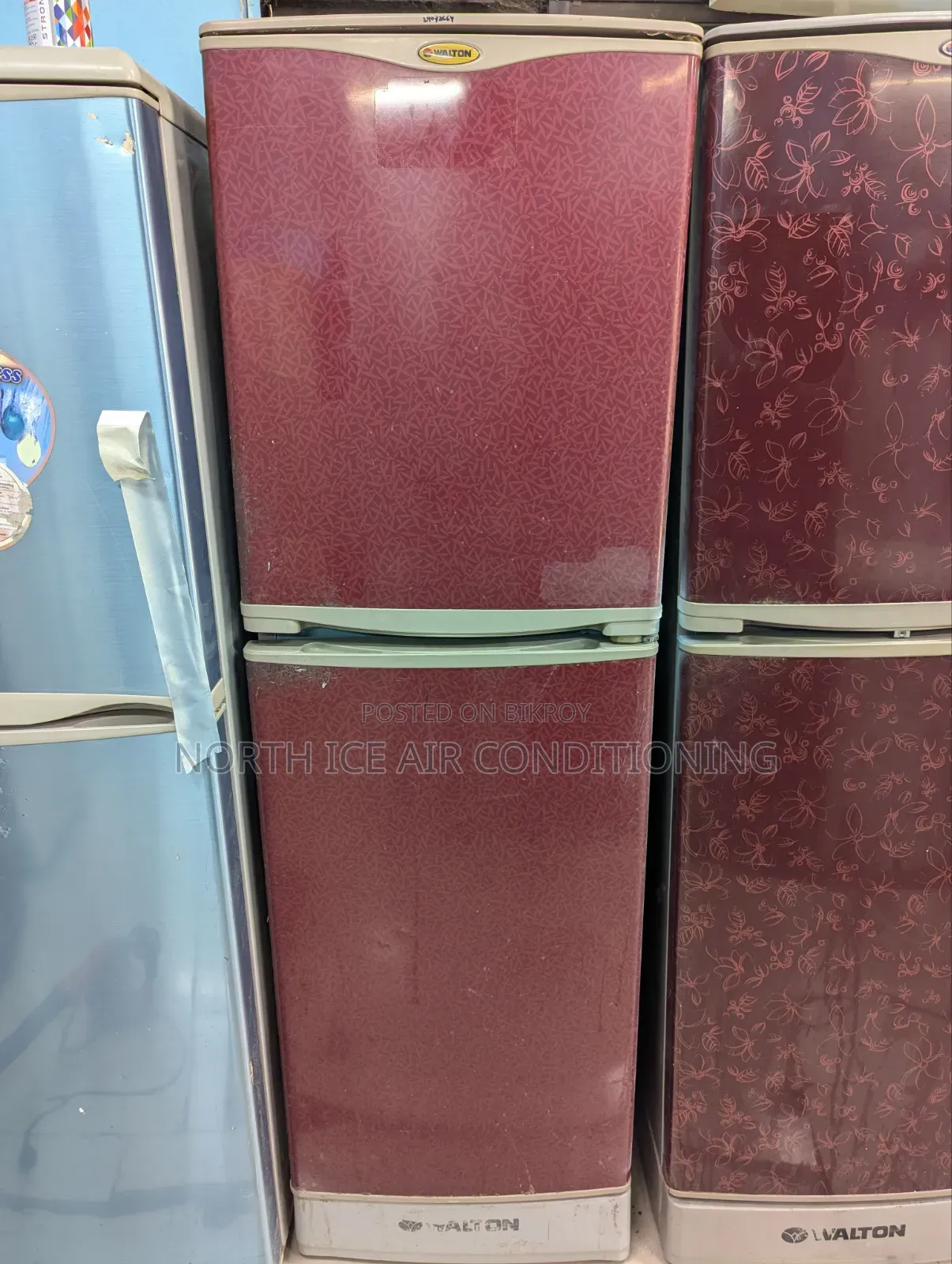 Walton Red Colour Frost Fridge 13.5 CFT 229 Ltr.