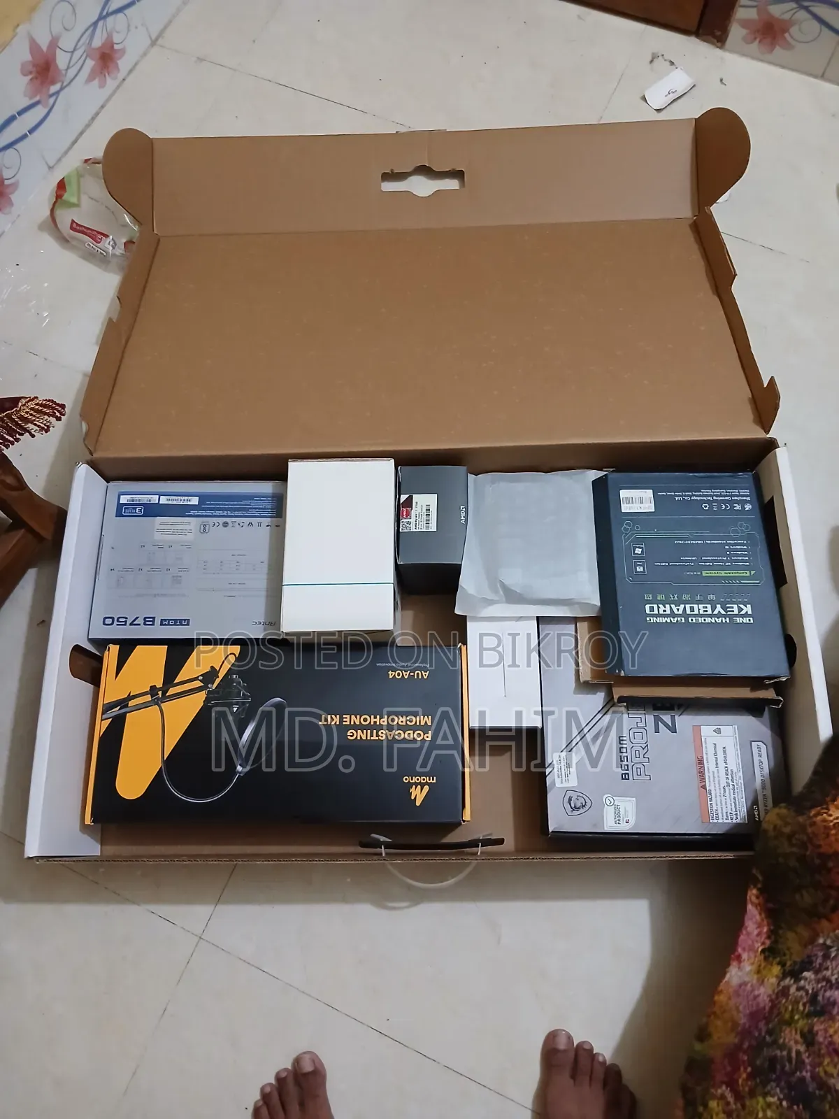 Desktop Computer Msi 16gb Sshd+ssd 500gb