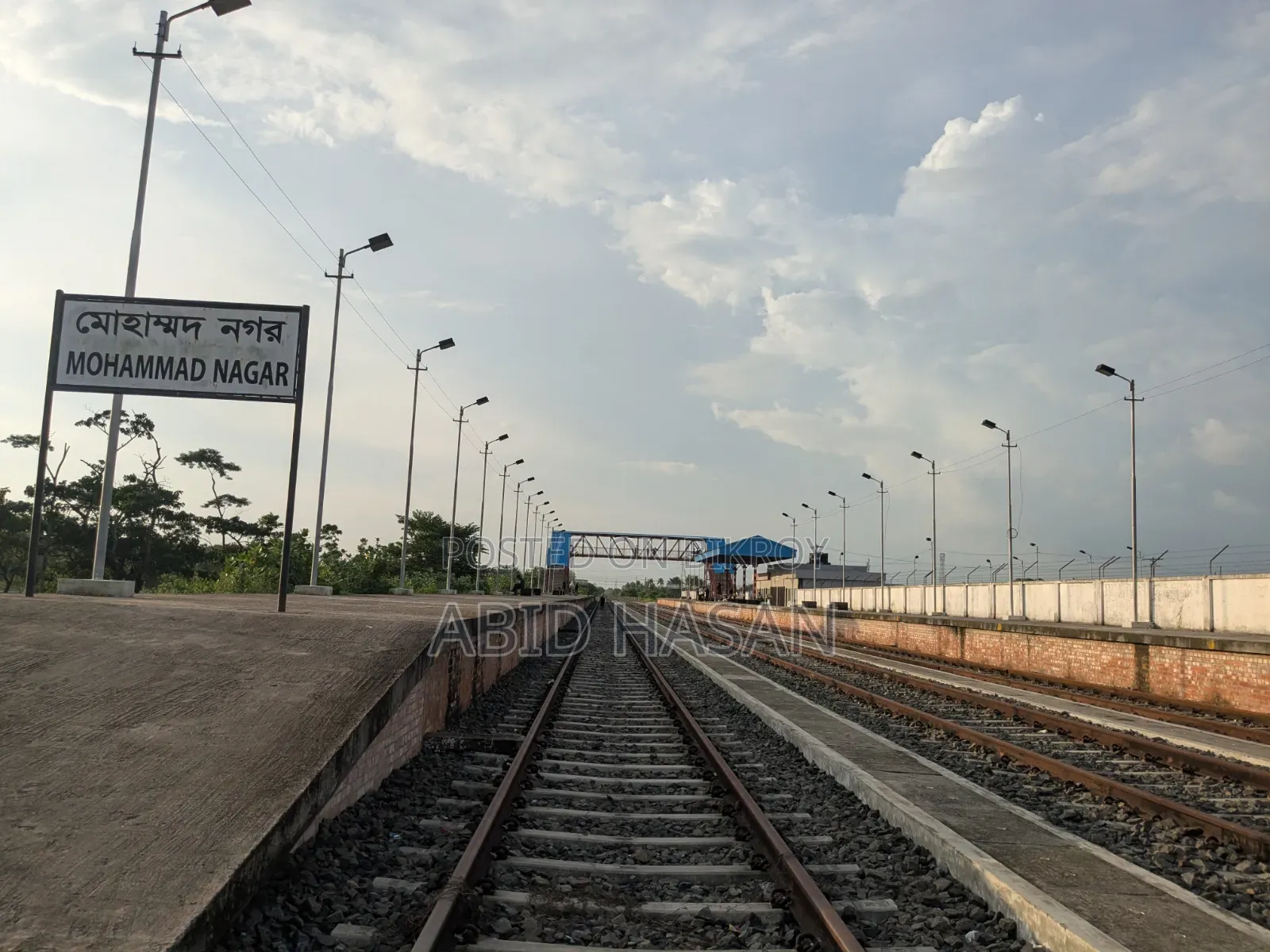 জিরো পয়েন্ট, মুহাম্মদ নগর রেল স্টেশনের পাশে