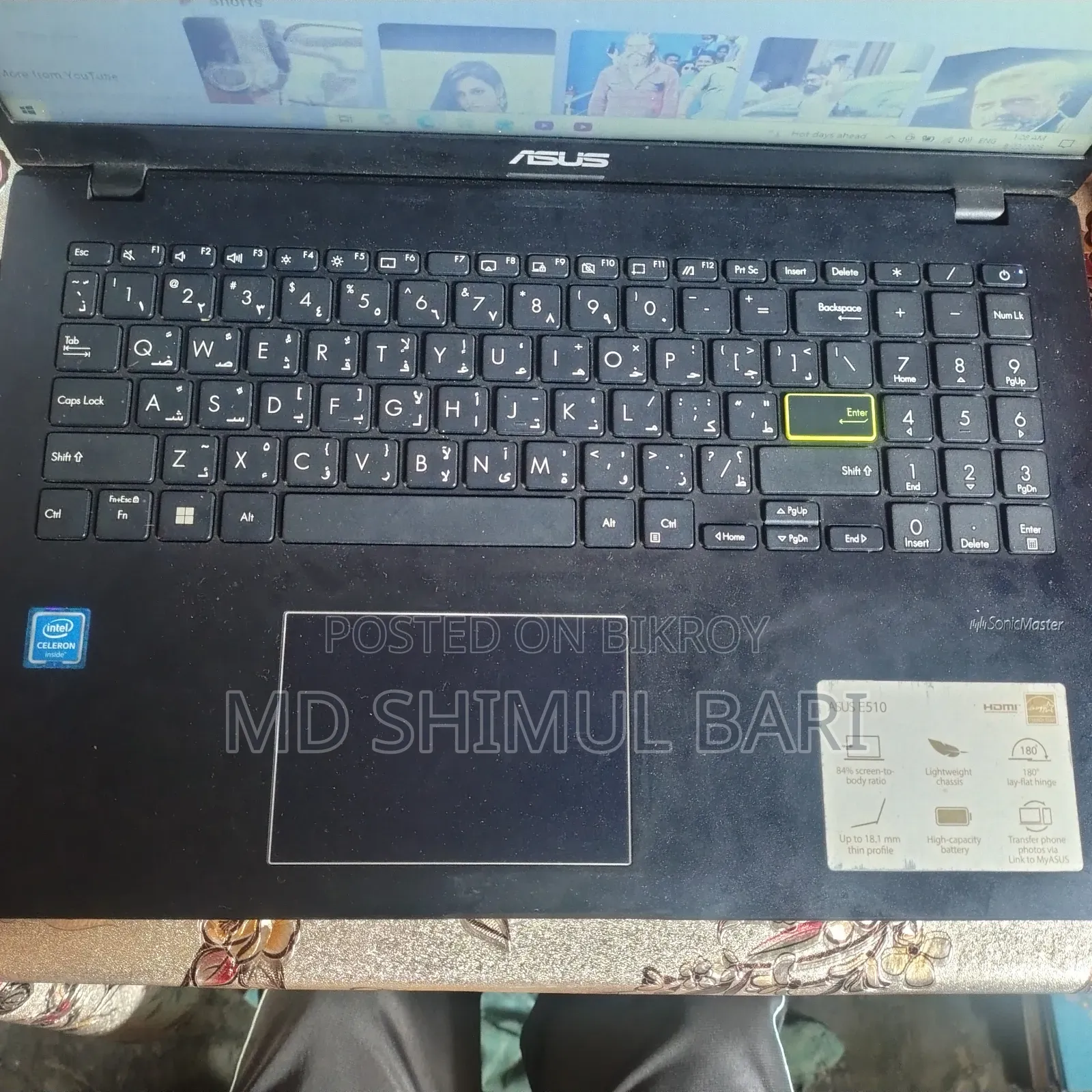 Laptop Asus 4GB eMMC 128GB