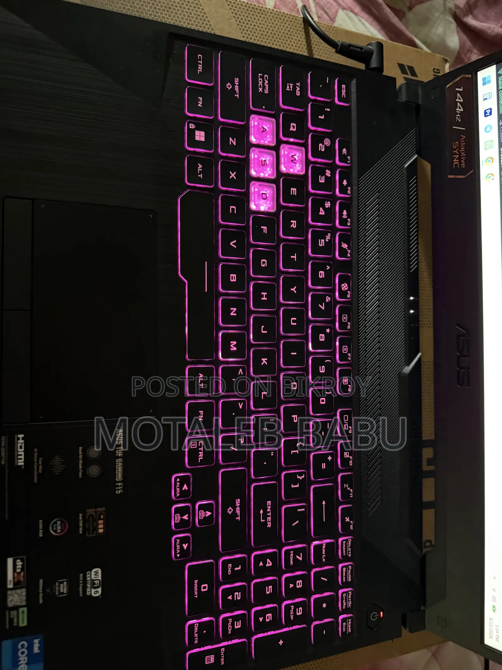 Laptop ASUS TUF Gaming F15 16GB Intel Core I7 SSD 1TB