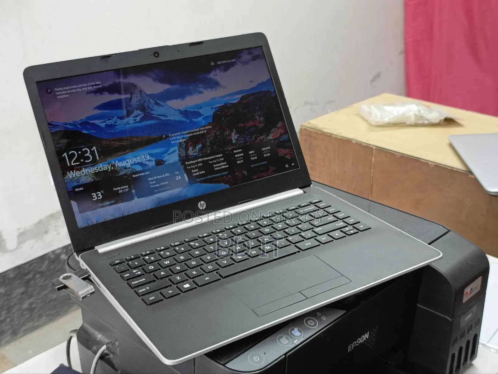HP Laptop 4GB Intel Core I3 SSD 128GB