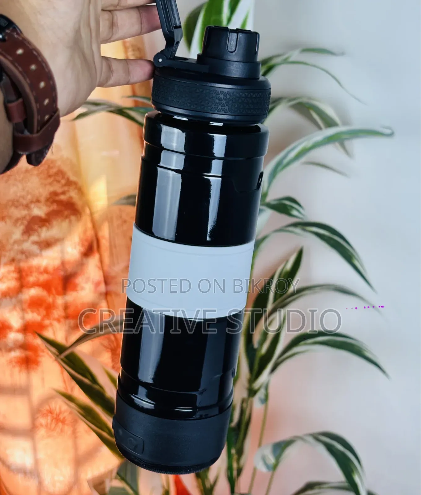 Water Bottle with Stereo Speaker