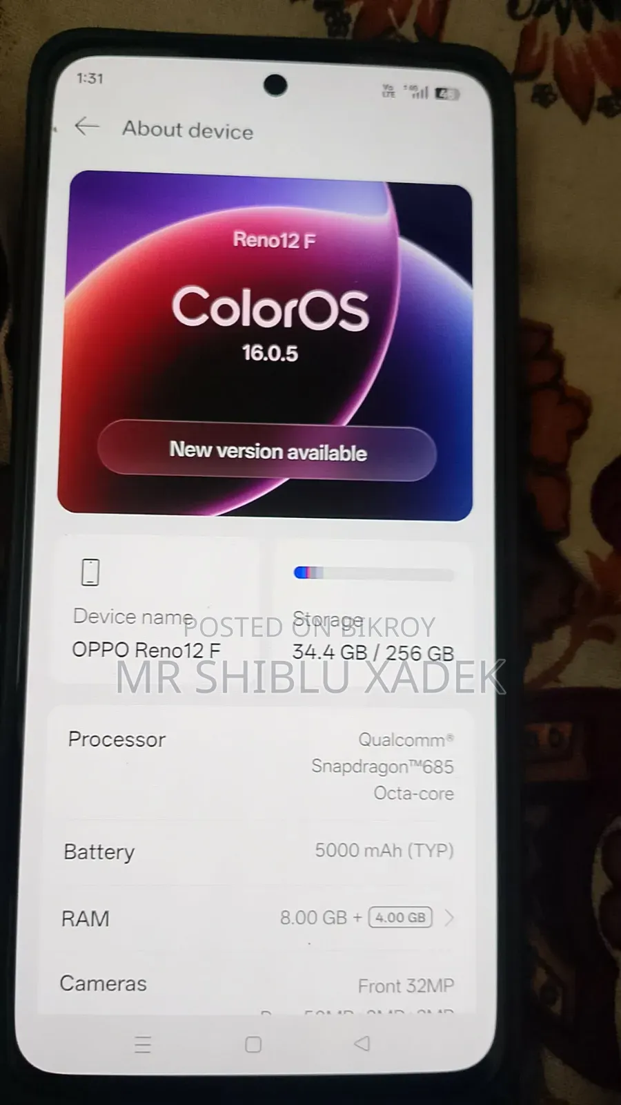 New Oppo Reno 256 GB Green