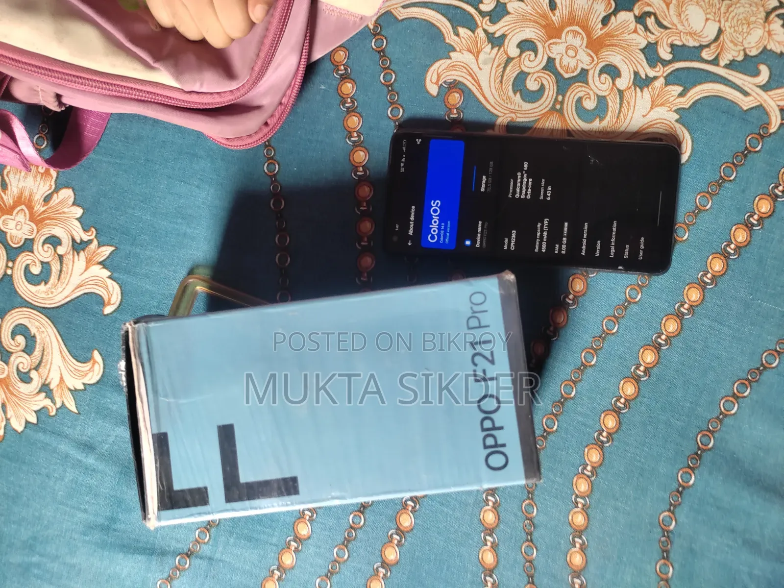 অপ্পো এফ২১ প্রো ১২৮ জিবি ব্ল্যাক