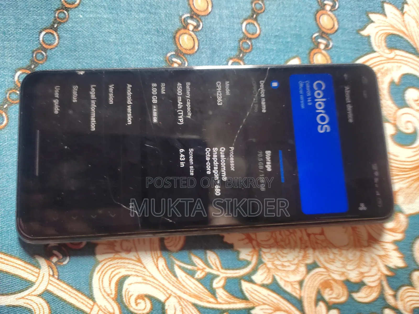 অপ্পো এফ২১ প্রো ১২৮ জিবি ব্ল্যাক
