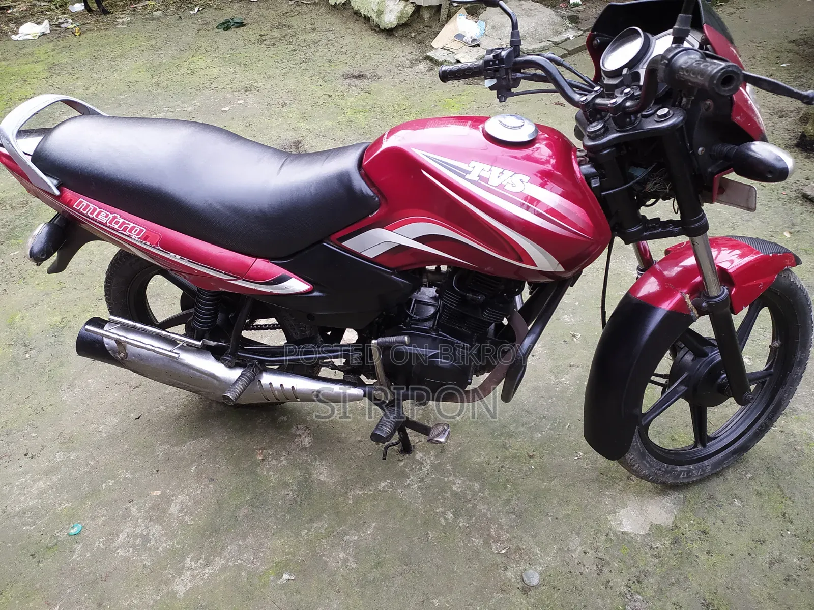 New TVS Metro 2018 Red