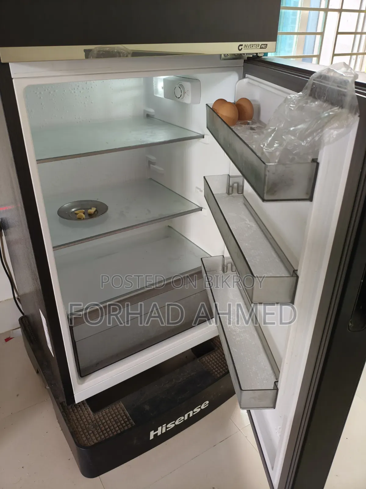 Hisense 238 L Top Mount Freezer Inverter RT1G236NAB/BD3