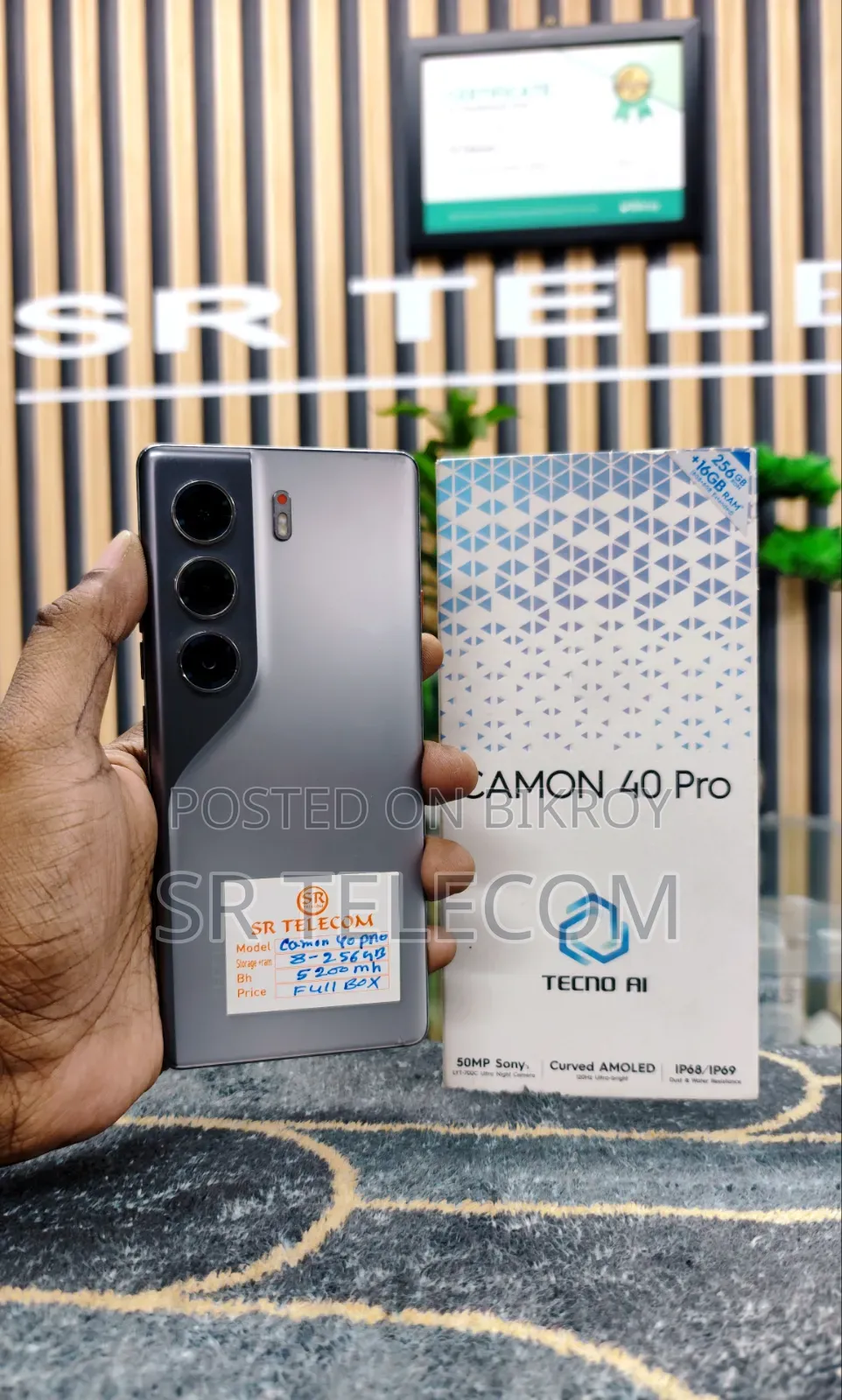 Tecno Camon 40 Pro 4G 256 GB Gray